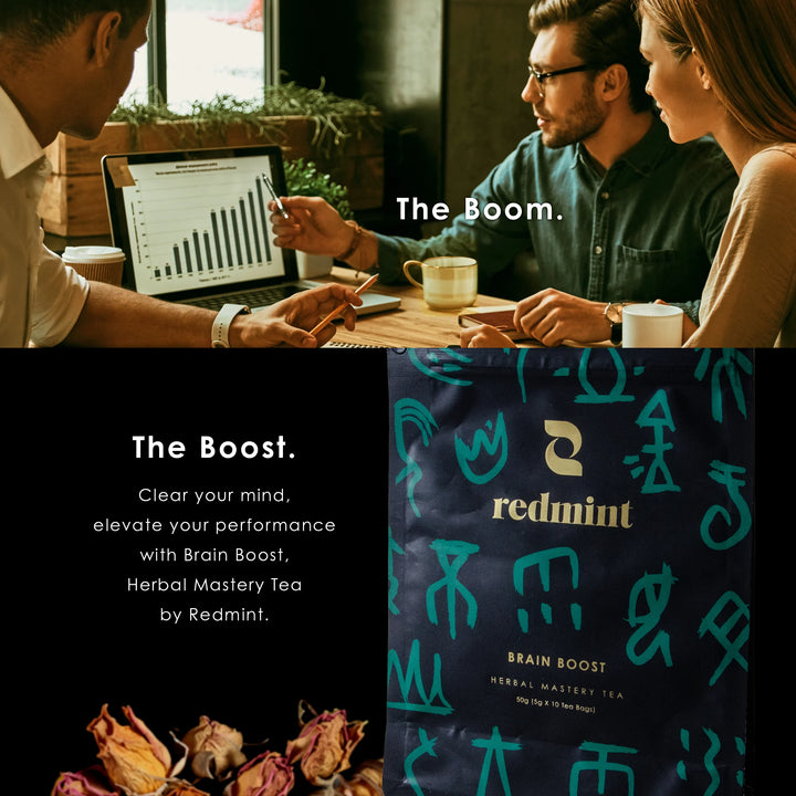 Redmint Herbal Tea Brain Boost