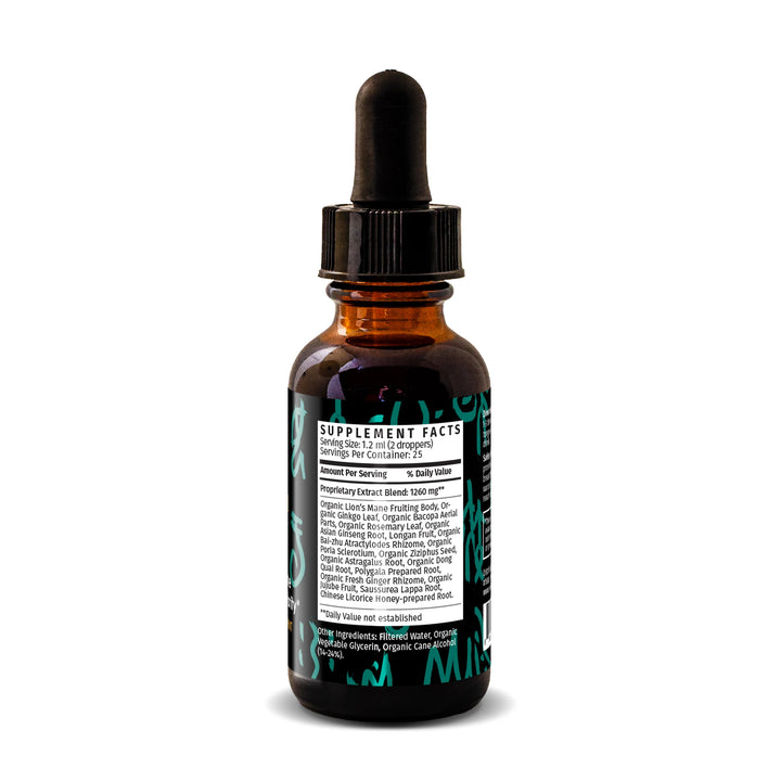 Lion's Mane Herbal Tincture - Brain Boost & Clarity